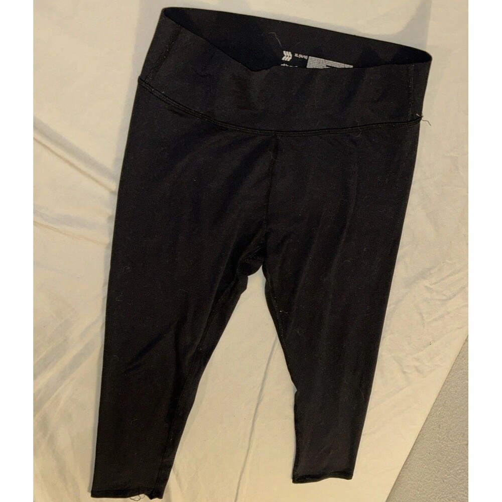 All In Motion Black Pedal Pusher Junior’s 14-16 Pull On Leggings